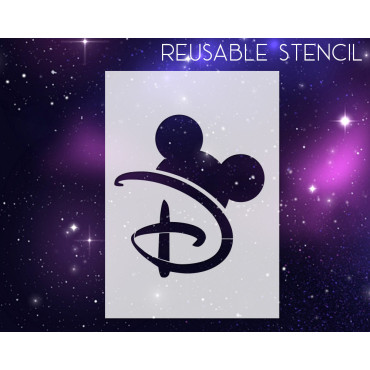 Pochoir de logo de Disney...