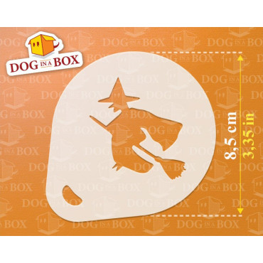 Halloween Schablonen n.2 (3er Set) Cappuccino und Kaffee Kakaopulver Dekor Schablone - Face Painting Schablonen