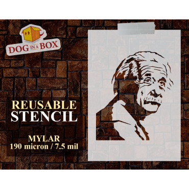 Albert Einstein stencil n.5...