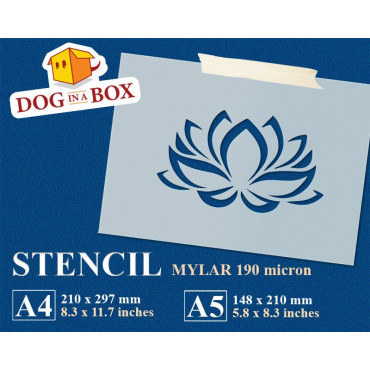 Stencil Fiore di Loto n.2 -...