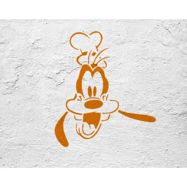 Goofy stencil n.2 - Disney Cartoon stencil for nursery decoration