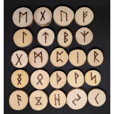 Pochoir Runes n.1 - Pochoirs runes celtiques pour panneau bois, peinture sur pierre et runes personnalisées