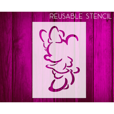 Pochoir de Minnie Mouse n.3...