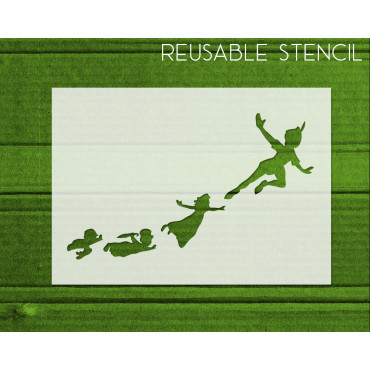 Stencil Peter Pan n.1 -...