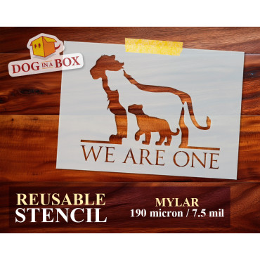 Stencil We are One n.1 -...