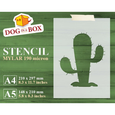 Stencil di cactus n. 3 -...
