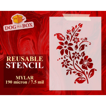 Blumen schablone n.6 -...