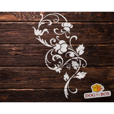 Flowers stencil n.7 - Reusable floral stencil for cake, wedding cakes, wall decors and wood signs