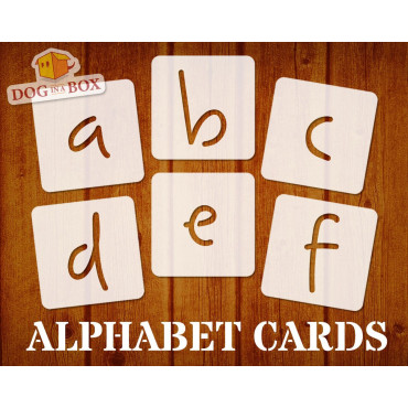 Alphabet stencils font n.3...