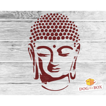 Buddha stencil n.3 - Spiritual stencil. Buddhist stencil for decoration