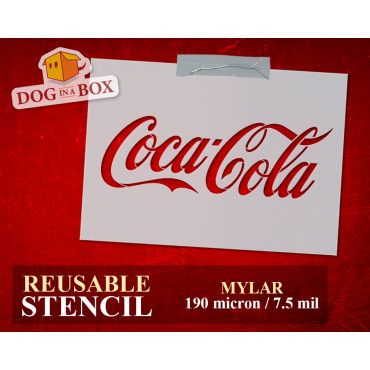 Coca Cola Logo Schablone...