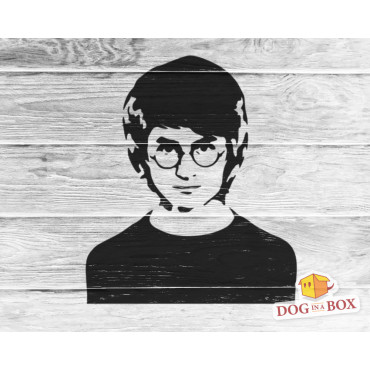 Harry Potter stencil n.1 - Famous people stencil. Geek and nerd stencil.