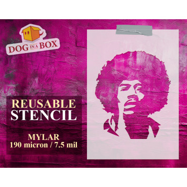Pochoir Jimi Hendrix n.1 -...