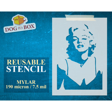 Marilyn Monroe Schablone...