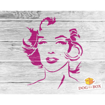 Marilyn Monroe stencil n.3 - Famous people stencil. Geek and nerd stencil.