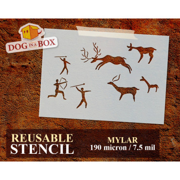 Stencil di arte rupestre...