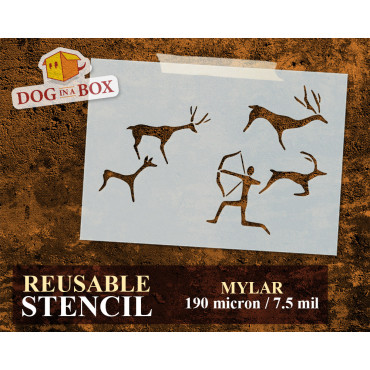 Höhlenkunst Schablone Nr. 2...