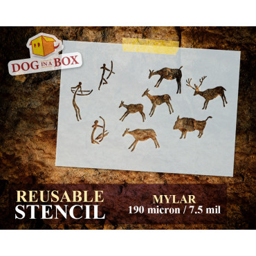 Ancient Cave Art stencil...