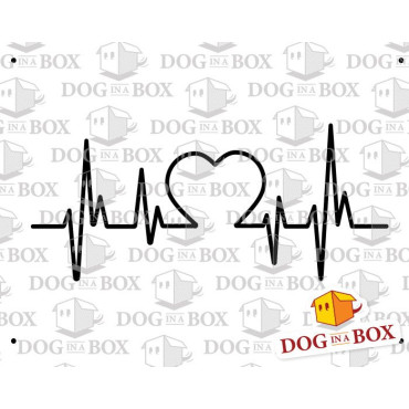 Love electrocardiogram stencil - Reusable wedding stencil for wood sings, invitations, wedding cake decor or wall painting