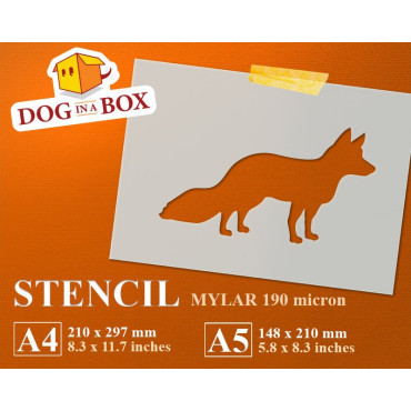 Pochoir renard n ° 2 -...