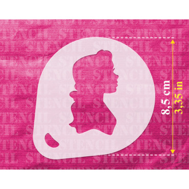 Stencil Disney n.3 (set di 3) - Stencil Disney per face painting, cappuccini, pareti