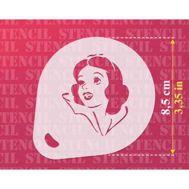 Stencil Disney n.4 (set di 3) - Stencil Disney per face painting, cappuccini, pareti