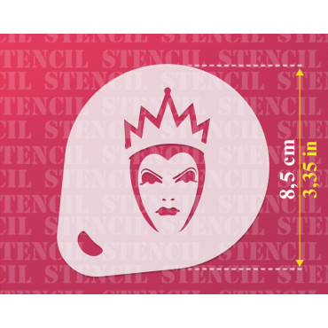 Stencil Disney n.4 (set di 3) - Stencil Disney per face painting, cappuccini, pareti