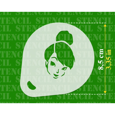 Stencil Disney n.6 (set di 3) - Stencil Disney per face painting, cappuccini, pareti