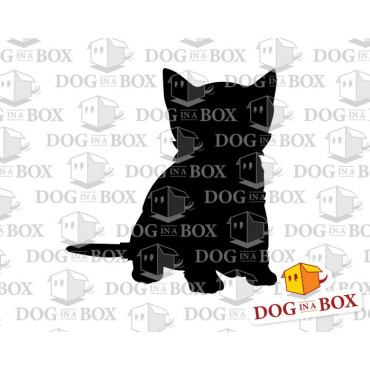 Cat stencil n.2 - Reusable kitty stencil for wood signs, wall decor and fabric