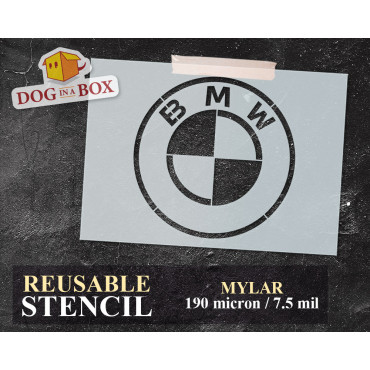 Stencil logo BMW n.1 -...