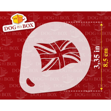 London Stencils (3er-Set) Cappuccino- und Kaffeekakaopulver-Dekorschablone - Face Painting-Schablonen