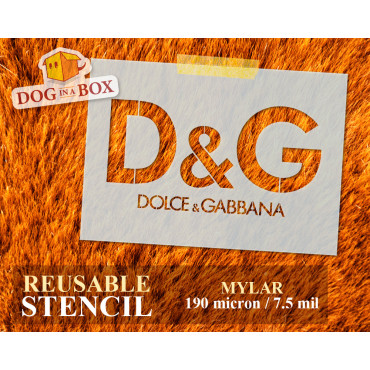 Pochoir logo D&G n.1 -...