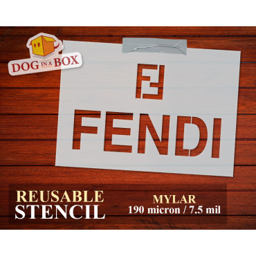 Fendi logo Schablone Nr. 1...