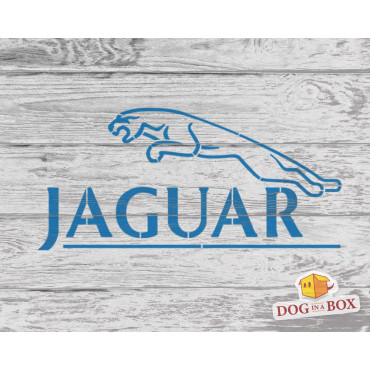 Jaguar logo stencil n.1 - Stencil for cars, garages and repair shops