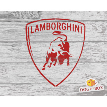 Lamborghini logo stencil n.1 - Stencil for cars, garages and repair shops
