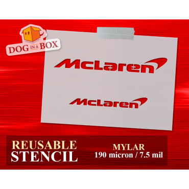 Pochoir logo McLaren n.1 -...