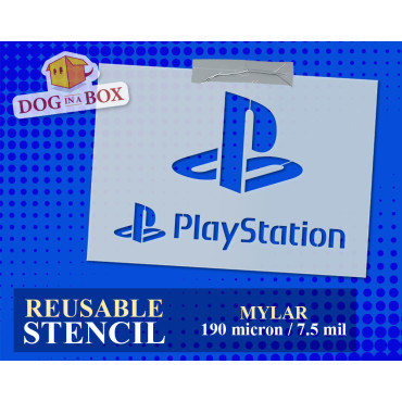 Playstation Logo Schablone...