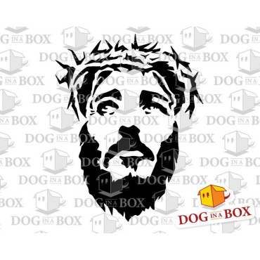 Jesus stencil n.5 - Reusable Jesus Passion stencil for churches, wood signs, wall decor and catechism