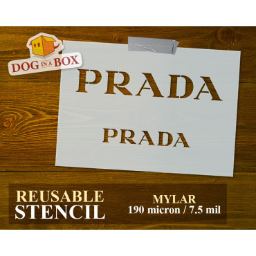 Prada logo Schablone Nr. 1...