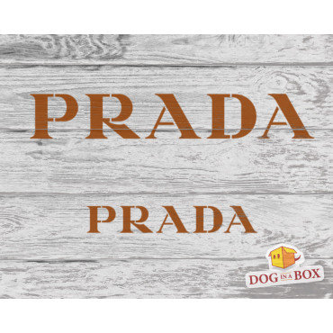 Prada logo stencil n.1 - Fashion brand logo stencil for painting on walls, fabrics, plastic
