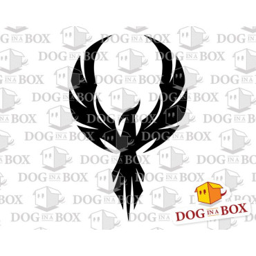 Phoenix stencil n.2 - Reusable firebird stencil for wood signs, wall decor and fabric