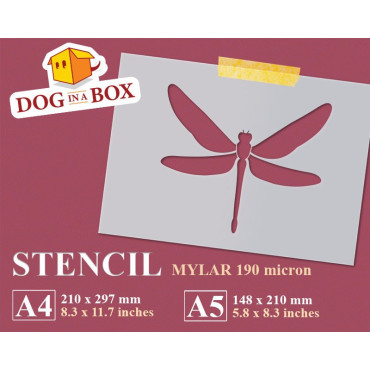 Stencil Dragonfly - Stencil...