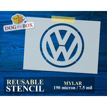 Stencil logo Volkswagen n.1...