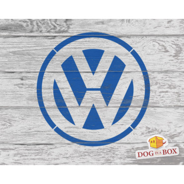 Volkswagen logo stencil n.1 - Stencil for cars, garages and repair shops