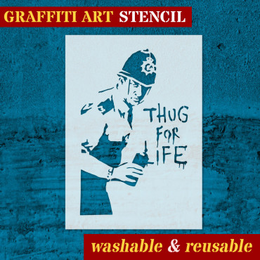 Thug for Life Schablone -...