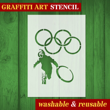 Stencil Anelli Olimpici n....