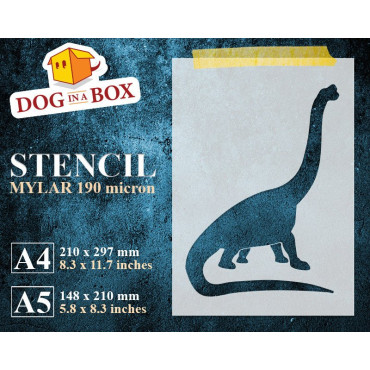 Dinosaurier-Schablone Nr. 8...