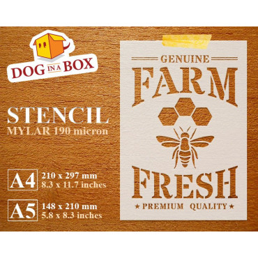 Farm Fresh Honey Schablone...