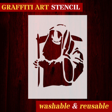 Stencil Morte sorridente n....