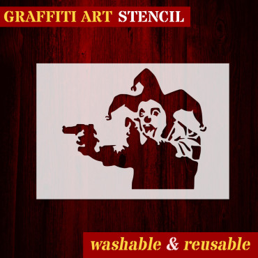 Stencil Clown n. 1 -...